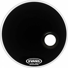 Evans BD22REMAD Resonant Kick Siyah Ön Süngerli-Delikli Davul Derisi