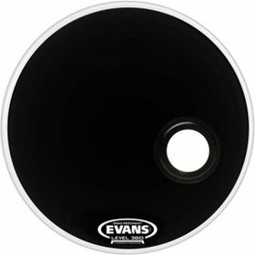 Evans BD22REMAD Resonant Kick Siyah Ön Süngerli-Delikli Davul Derisi