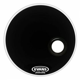 Evans BD22REMAD Resonant Kick Siyah Ön Süngerli-Delikli Davul Derisi