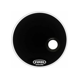 Evans BD22REMAD Resonant Kick Siyah Ön Süngerli-Delikli Davul Derisi