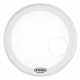 Evans BD22RSW 22 Resonat Smooth Kick Beyaz Ön Delikli Tek Kat Davul Derisi