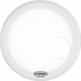 Evans BD22RSW 22 Resonat Smooth Kick Beyaz Ön Delikli Tek Kat Davul Derisi
