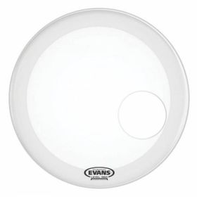 Evans BD22RSW 22 Resonat Smooth Kick Beyaz Ön Delikli Tek Kat Davul Derisi