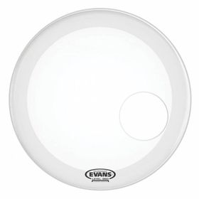 Evans BD22RSW 22 Resonat Smooth Kick Beyaz Ön Delikli Tek Kat Davul Derisi