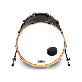 Evans BD22RSW 22 Resonat Smooth Kick Beyaz Ön Delikli Tek Kat Davul Derisi