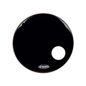 Evans BD24RB 24 EQ3 Resonant Siyah Kick Ön Delikli Tek Kat Davul Derisi