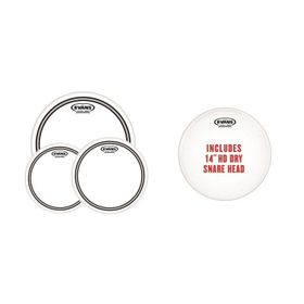 Evans EPP-EC2Shdd-R Deri Seti 10+12+16+14 Ec2S Tom Clear Ringli+Hd Dry