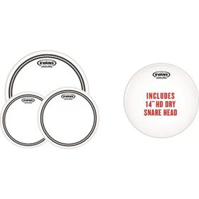 Evans EPP-EC2Shdd-R Deri Seti 10+12+16+14 Ec2S Tom Clear Ringli+Hd Dry
