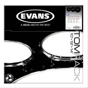 Evans ETP-ONX2-F 10+12+14 Tom Kumlu Siyah Fusıon Kitli Davul Derisi