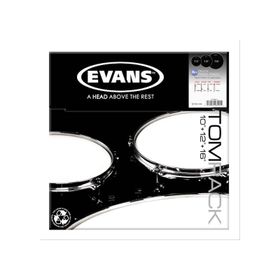Evans ETP-ONX2-R 10+12+16 Tom Kumlu Siyah Rock Kit Çift Katlı Davul Derisi