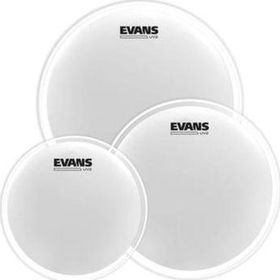 Evans ETP-UV2-R 10 12 16 Tom Kumlu Beyaz Rock Kitli Davul Derisi
