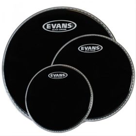 Evans ETPCHR-R 10+12+16 Black Chrome Tom Clear Rock Kitli Davul Derisi