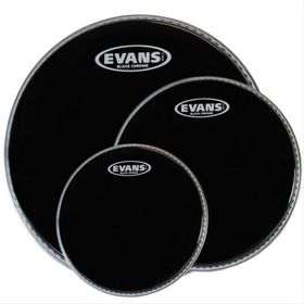 Evans ETPCHR-R 10+12+16 Black Chrome Tom Clear Rock Kitli Davul Derisi