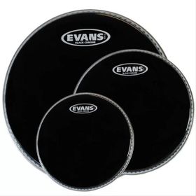 Evans ETPCHR-R 10+12+16 Black Chrome Tom Clear Rock Kitli Davul Derisi