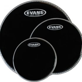 Evans ETPCHR-R 10+12+16 Black Chrome Tom Clear Rock Kitli Davul Derisi