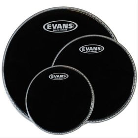 Evans ETPCHR-R 10+12+16 Black Chrome Tom Clear Rock Kitli Davul Derisi
