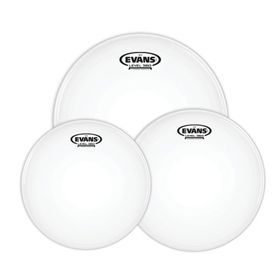 Evans ETPG12CTD-S 12+13+16 G12 Tom Kumlu Beyaz Standart Kitli Davul Deri Seti