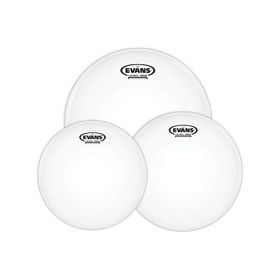 Evans ETPG12CTD-S 12+13+16 G12 Tom Kumlu Beyaz Standart Kitli Davul Deri Seti