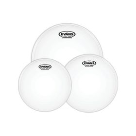 Evans ETPG12CTD-S 12+13+16 G12 Tom Kumlu Beyaz Standart Kitli Davul Deri Seti