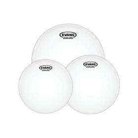 Evans ETPG12CTD-S 12+13+16 G12 Tom Kumlu Beyaz Standart Kitli Davul Deri Seti