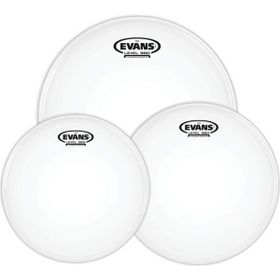 Evans ETPG12CTD-S 12+13+16 G12 Tom Kumlu Beyaz Standart Kitli Davul Deri Seti