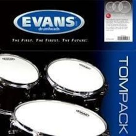 Evans ETPG1CLR-R 10+12+16 G1 Tom Clear Rock Kit Tek Kat Davul Derisi