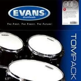 Evans ETPG1CLR-R 10+12+16 G1 Tom Clear Rock Kit Tek Kat Davul Derisi