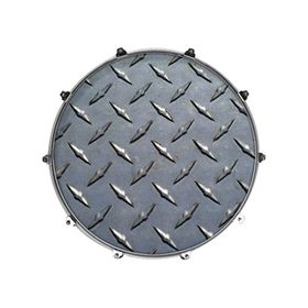 Evans INK20TXTDMNDPL Deri 20 Texture Diamond Plate Bas Davul