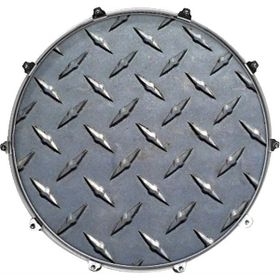 Evans INK20TXTDMNDPL Deri 20 Texture Diamond Plate Bas Davul