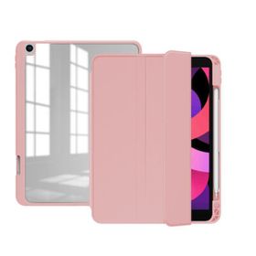 Evastore Apple iPad 10.2 2021 9. Nesil Nort Arkası Şeffaf Standlı Kılıf