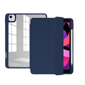 Evastore Apple iPad Air 10.9 2022 5. Nesil Kılıf Nort Arkası Şeffaf Standlı Kılıf