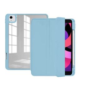 Evastore Apple iPad Air 10.9 2022 5. Nesil Kılıf Nort Arkası Şeffaf Standlı Kılıf