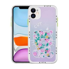 Evastore Apple iPhone 11 Kamera Korumalı Desenli Sert Hess Kapak Kılıf