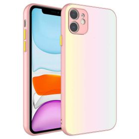 Evastore Apple iPhone 11 Kamera Korumalı Renkli Temperli X-Cam Kapak Kılıf