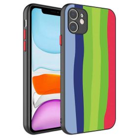 Evastore Apple iPhone 11 Kamera Korumalı Renkli Temperli X-Cam Kapak Kılıf