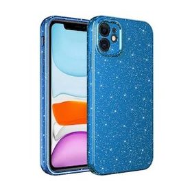 Evastore Apple iPhone 11 Kamera Korumalı Simli Lüks Koton Kapak Kılıf
