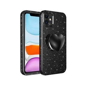 Evastore Apple iPhone 11 Kamera Korumalı Simli Pop Soketli Lüks Koton Soketli Kapak Kılıf