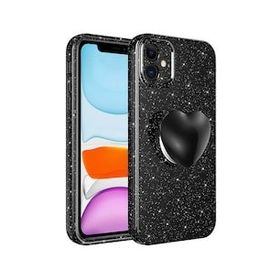 Evastore Apple iPhone 11 Kamera Korumalı Simli Pop Soketli Lüks Koton Soketli Kapak Kılıf