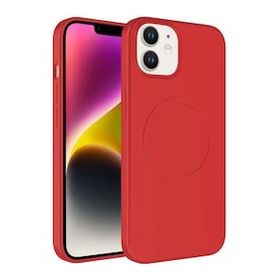 Evastore Apple iPhone 11 Magsafe Wireless Şarj Özellikli Pastel Renk Silikon Plas Kapak Kılıf