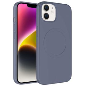 Evastore Apple iPhone 11 Magsafe Wireless Şarj Özellikli Pastel Renk Silikon Plas Kapak Kılıf