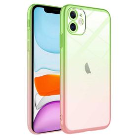 Evastore Apple iPhone 11 Parlak Renk Geçişli Kamera Korumalı Senkron Kapak Kılıf