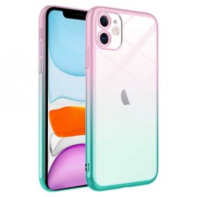 Evastore Apple iPhone 11 Parlak Renk Geçişli Kamera Korumalı Senkron Kapak Kılıf