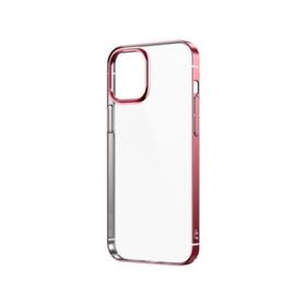 Evastore Apple iPhone 11 Pixel Mor Kenarlı Şeffaf Kapak Kılıf