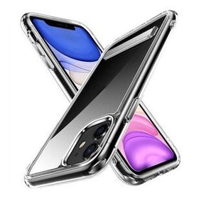 Evastore Apple iPhone 11 Standlı Şeffaf Silikon L-Stand Kapak Kılıf