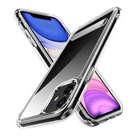 Evastore Apple iPhone 11 Standlı Şeffaf Silikon L-Stand Kapak Kılıf