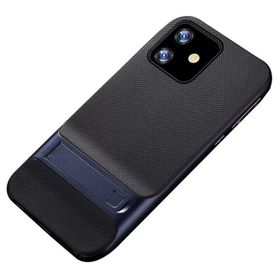 Evastore Apple iPhone 11 Standlı Verus Siyah Kapak Kılıf