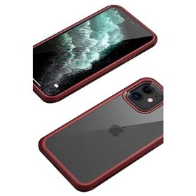 Evastore Apple iPhone 12 Dor Silikon Temperli Cam Kapak Kılıf
