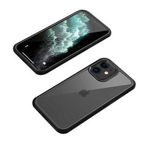 Evastore Apple iPhone 12 Dor Silikon Temperli Cam Kapak Kılıf