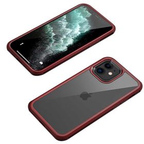 Evastore Apple iPhone 12 Dor Silikon Temperli Cam Kapak Kılıf