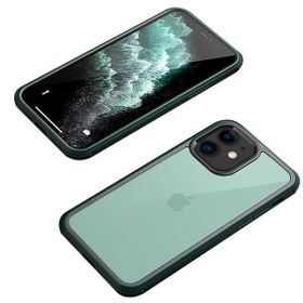 Evastore Apple iPhone 12 Dor Silikon Temperli Cam Kapak Kılıf